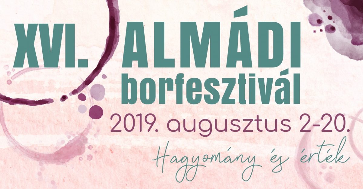 Almádi borfesztivál, Augusztus 2-20.