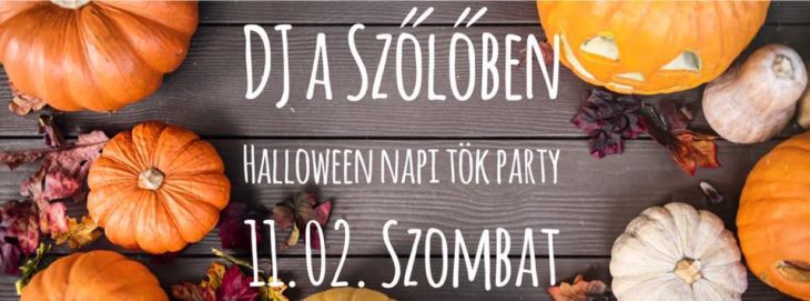 DJ a szőlőben – Halloween napi tökparti | Paloznak | November 2.