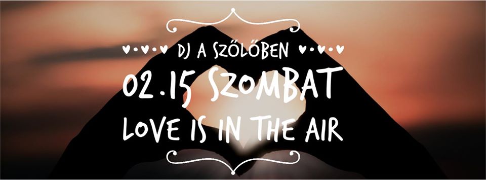 DJ a szőlőben – Love is in the Air | Paloznak | Február 15.