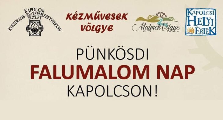 Pünkösdi Falumalom nap Kapolcson | Május 24.