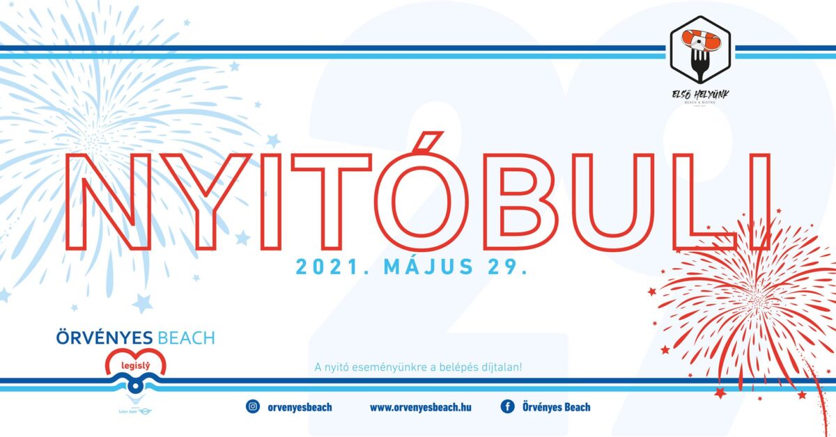 Május 29-én megnyílik a felújított Örvényesi strand, és az ide átköltöző Legisly Beach