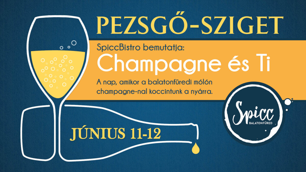 Pezsgő-sziget, Champagne és Ti | Balatonfüred | 2021 június 11-12.