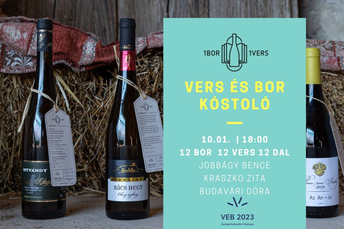 1 bor 1 vers – Bor és vers kóstoló | Badacsonytomaj | 2022 október 1.