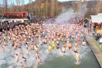 Újévi Csobbanás Szigligeten | 2026 január 1.