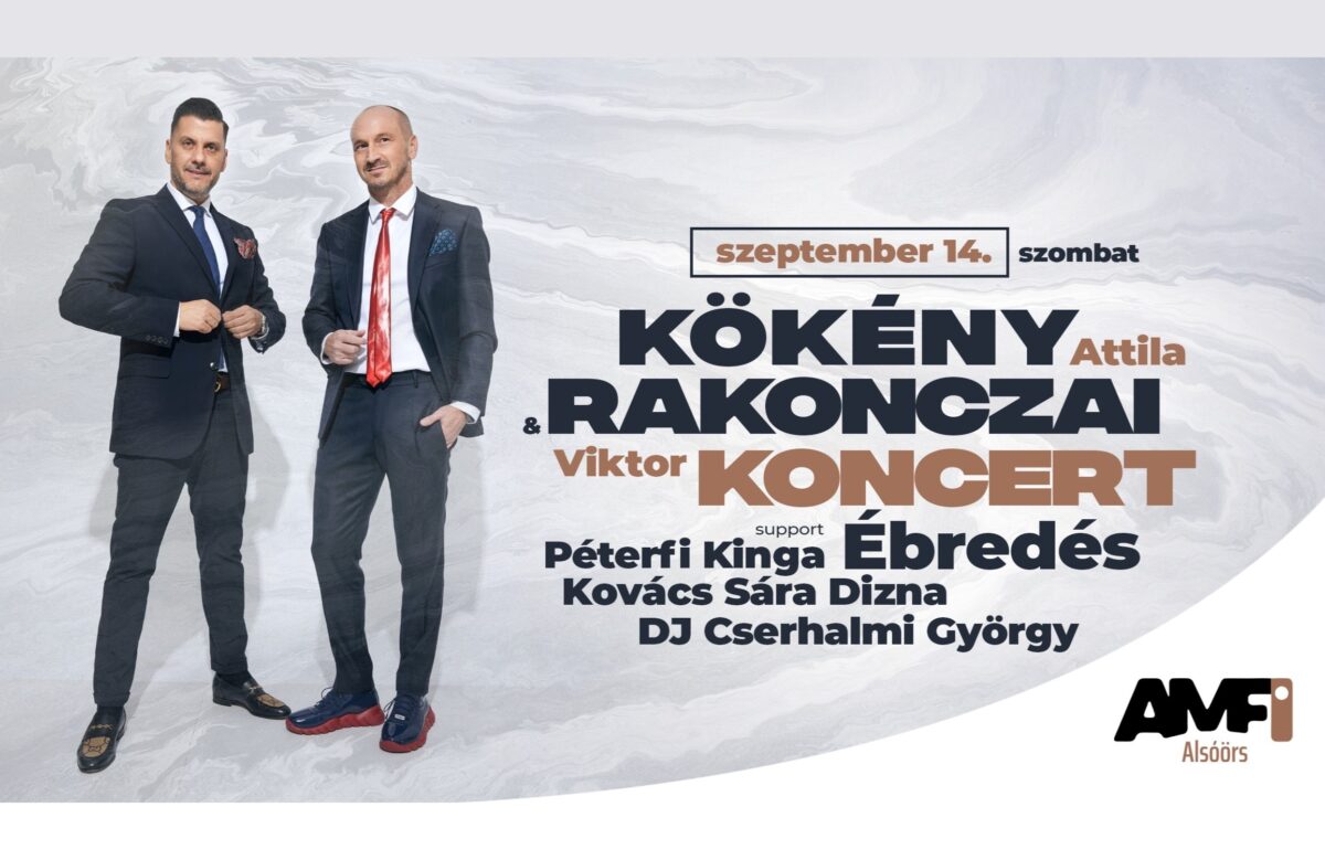 AMFI 3. Születésnap – Kökény Attila és Rakonczai Viktor koncert – ELMARAD! | Alsóörs | 2024 szeptember 14.