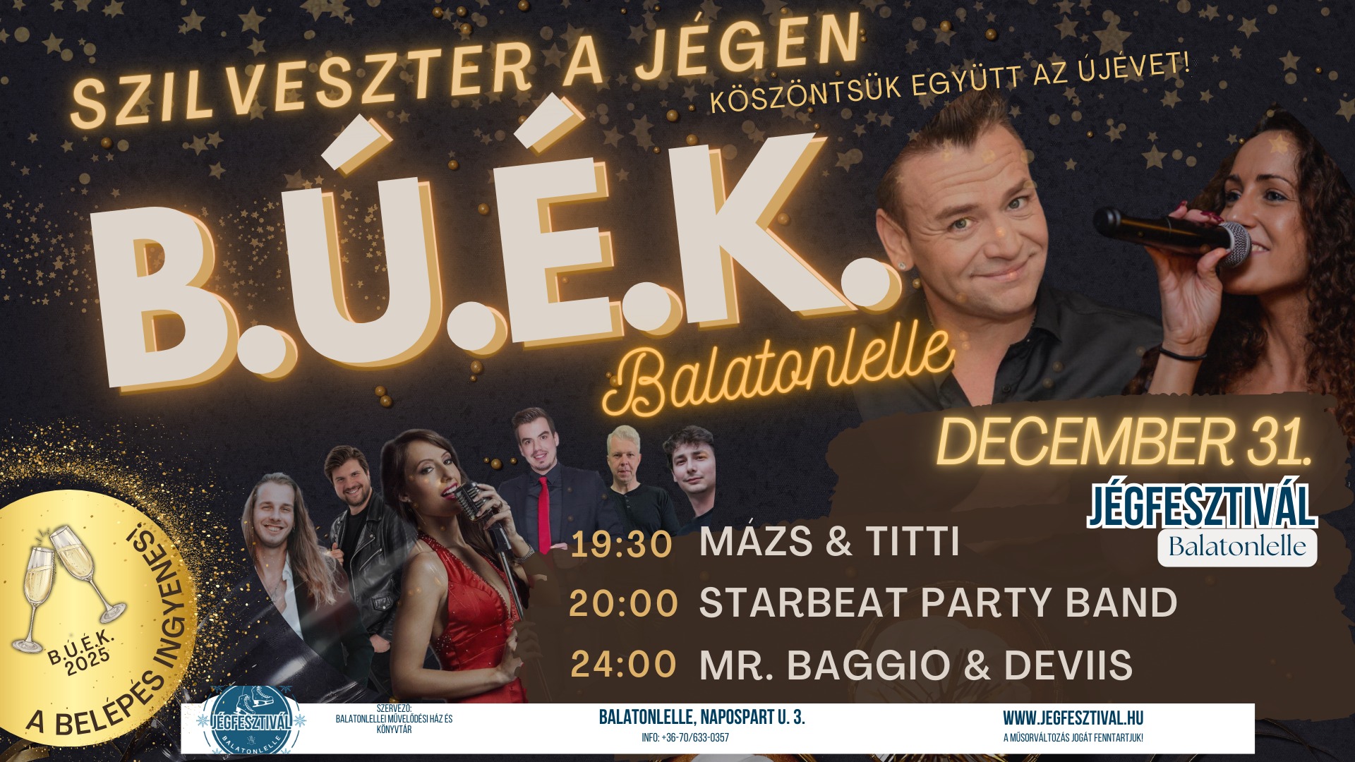 Szilveszter Balatonlellén 2024