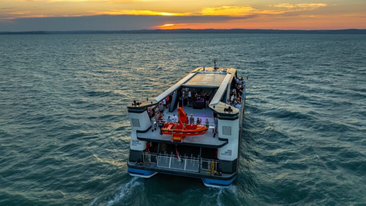 Az első hajó fogadása Balatonfüreden | 2026 március 28.