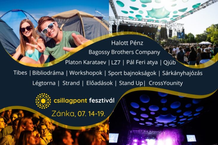 Csillagpont Fesztivál | Zánka | 2025 július 14-19.