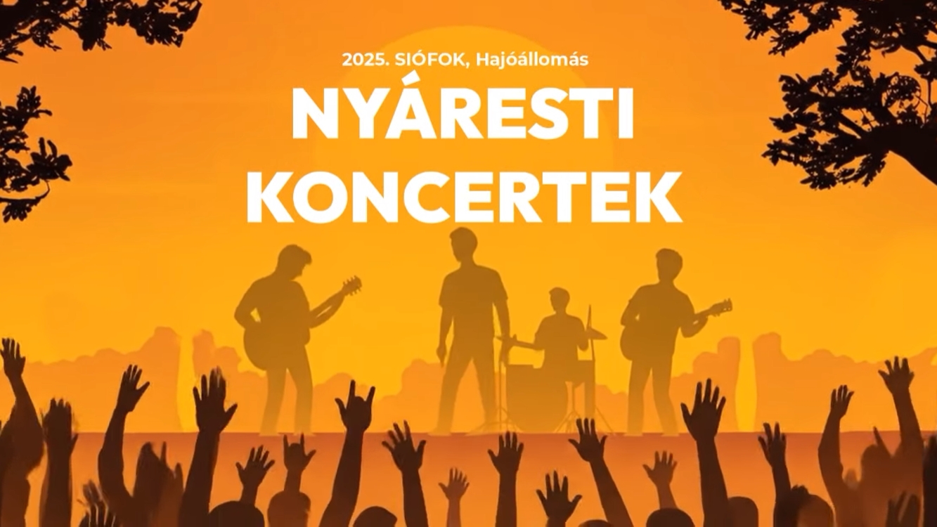 Nyáresti koncertek Siófokon