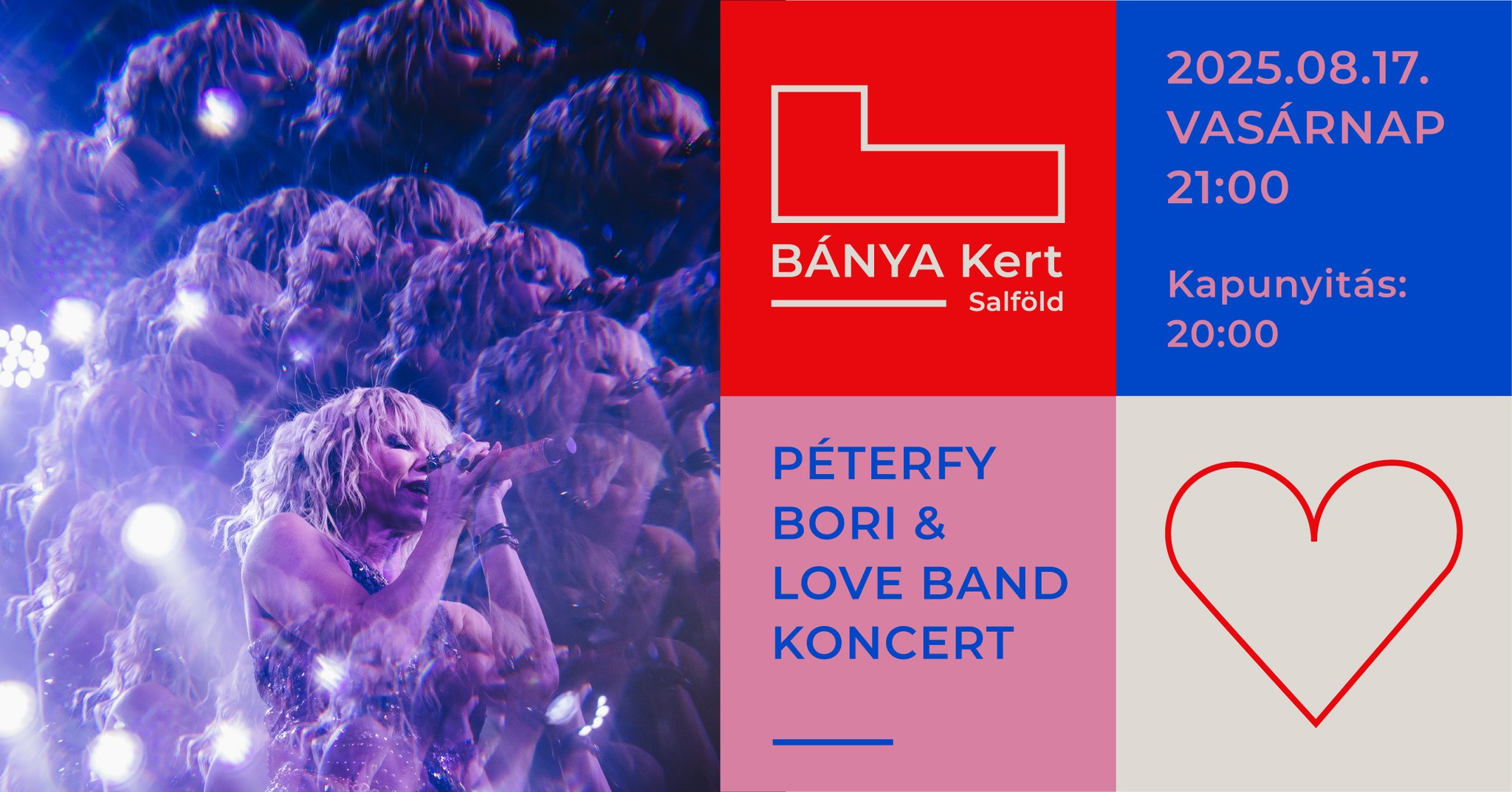 Péterffy Bori & Love Band Bánya Kert