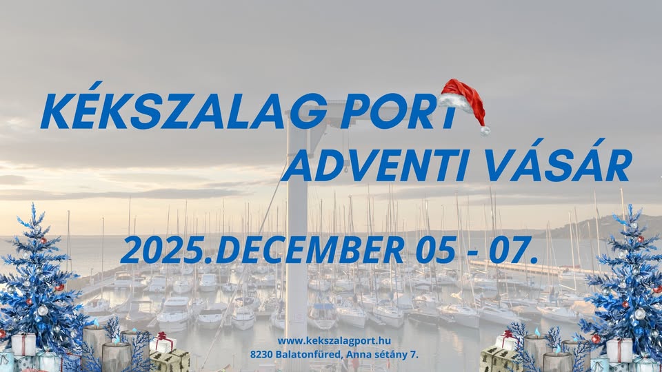 Kékszalag PORT Adventi Vásár