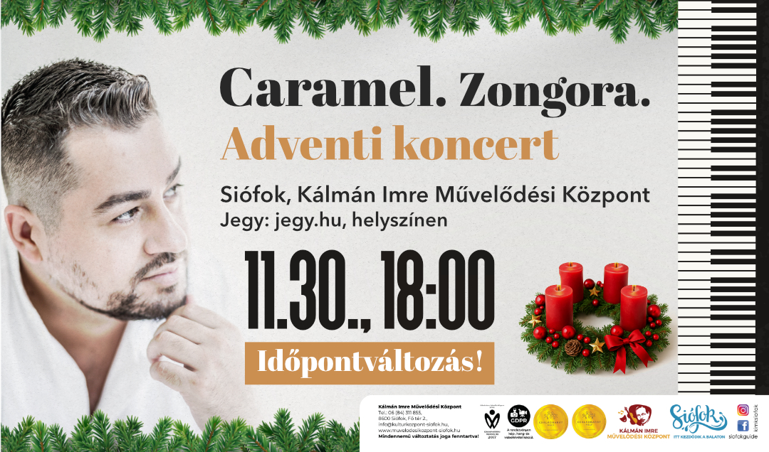 Caramel.Zongora. – Adventi koncert | Siófok | 2025 november 30.
