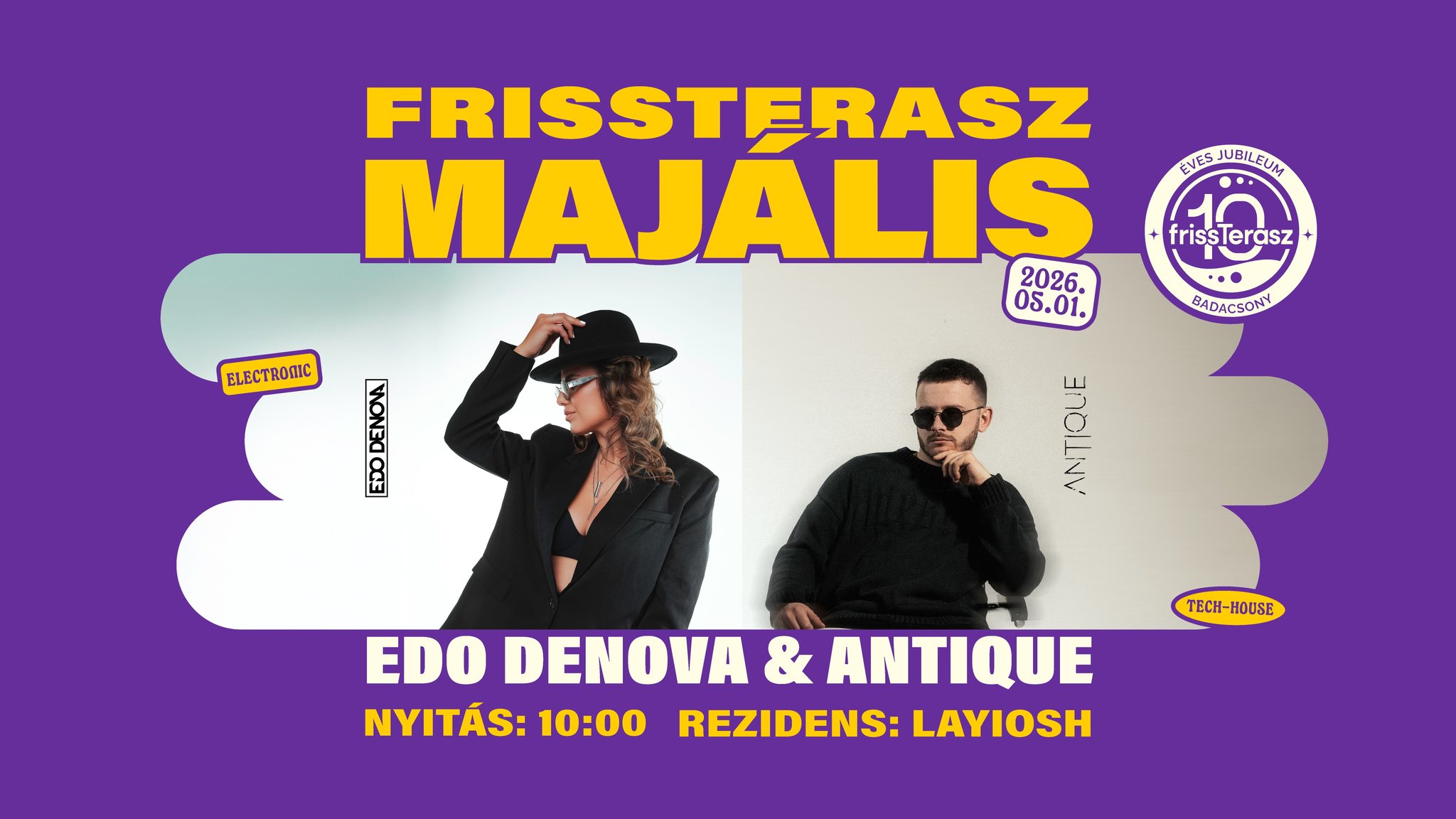 Friss Terasz Majális 2026