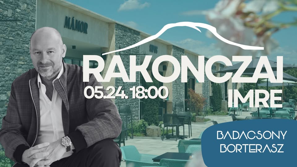 Badacsony terasz Rakonczai Imre