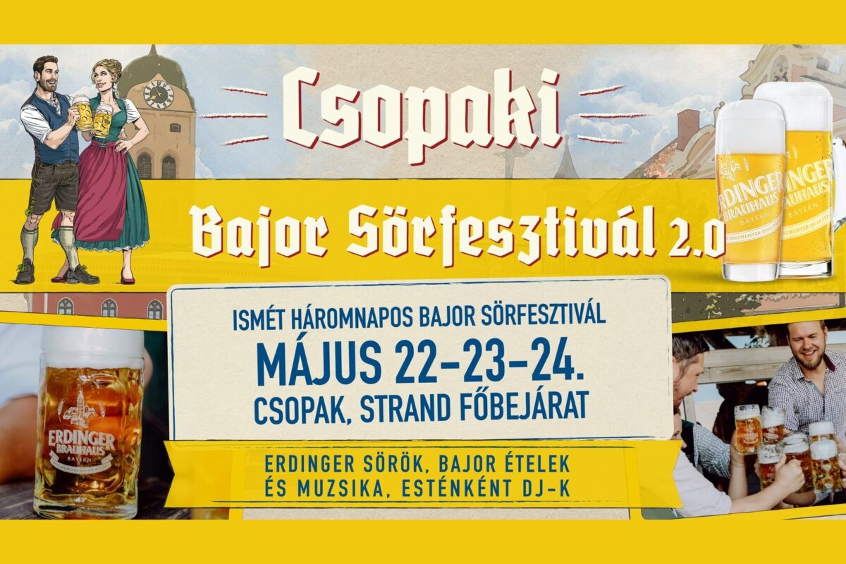 Csopaki Bajor Sörfesztivál | 2026 május 22-24.