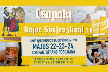 Csopaki Bajor Sörfesztivál | 2026 május 22-24.