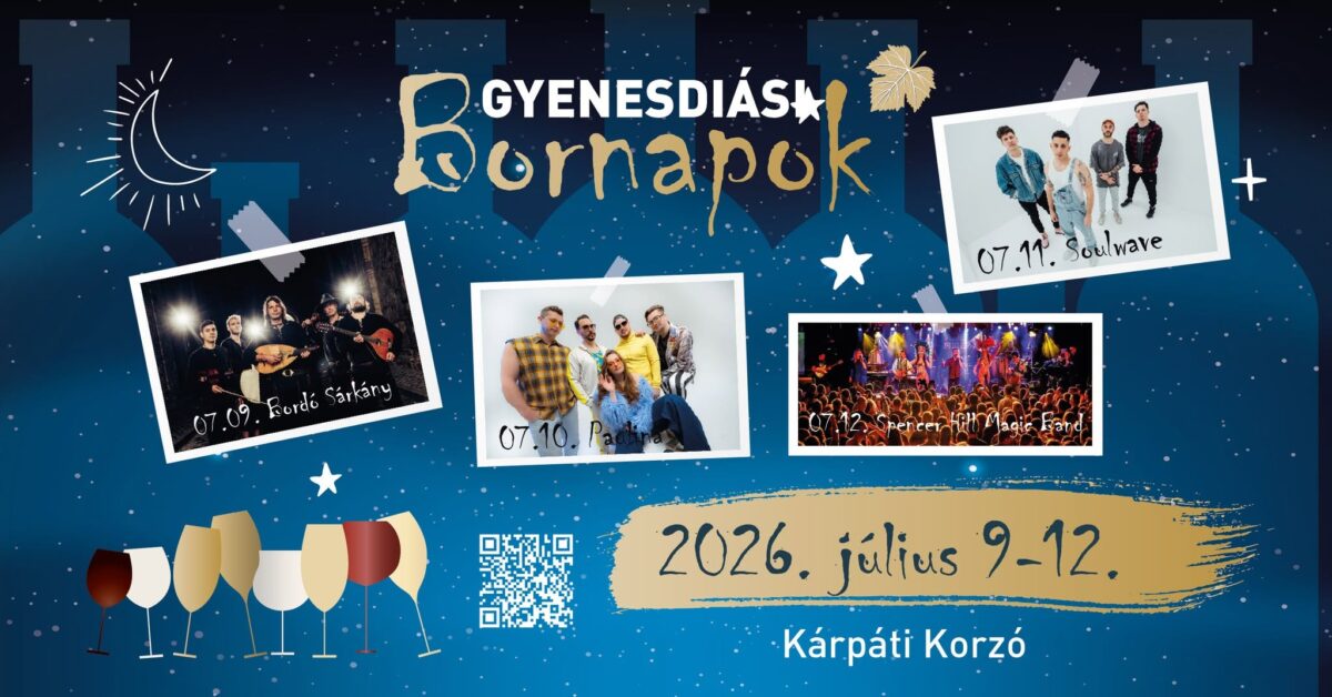 Gyenesdiási Bornapok | 2026 július 9-12.