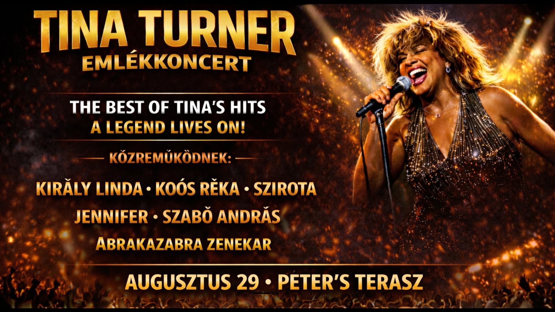 Tina Turner Show - Balatonakarattya Peter's terasz