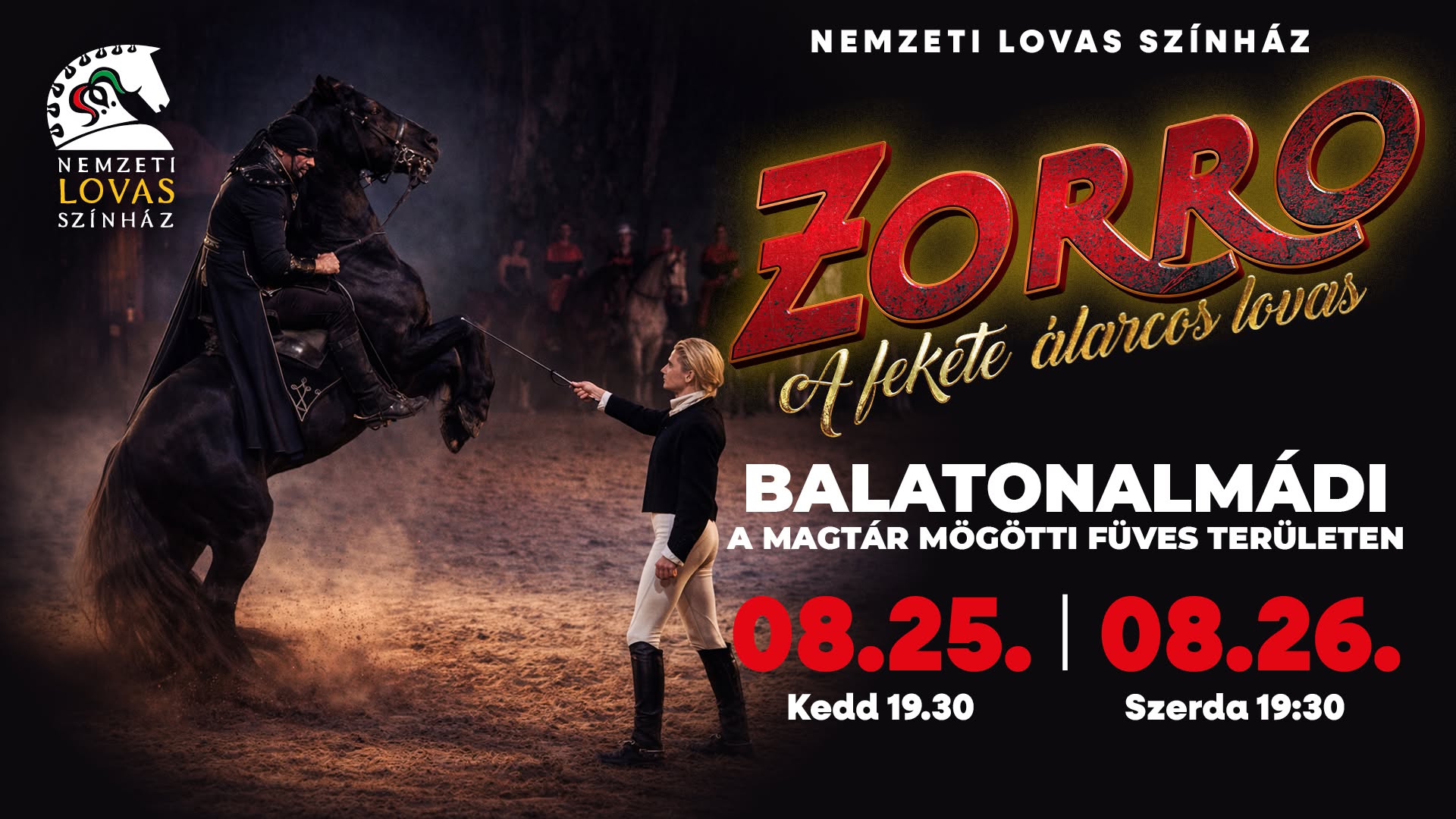 Zorró Musical Balatonalmádi 2026