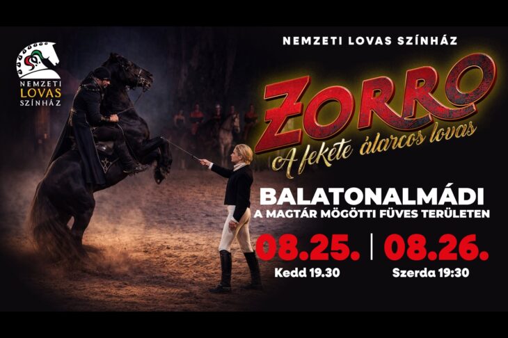 Zorró musical | Balatonalmádi | 2026 augusztus 25-26.