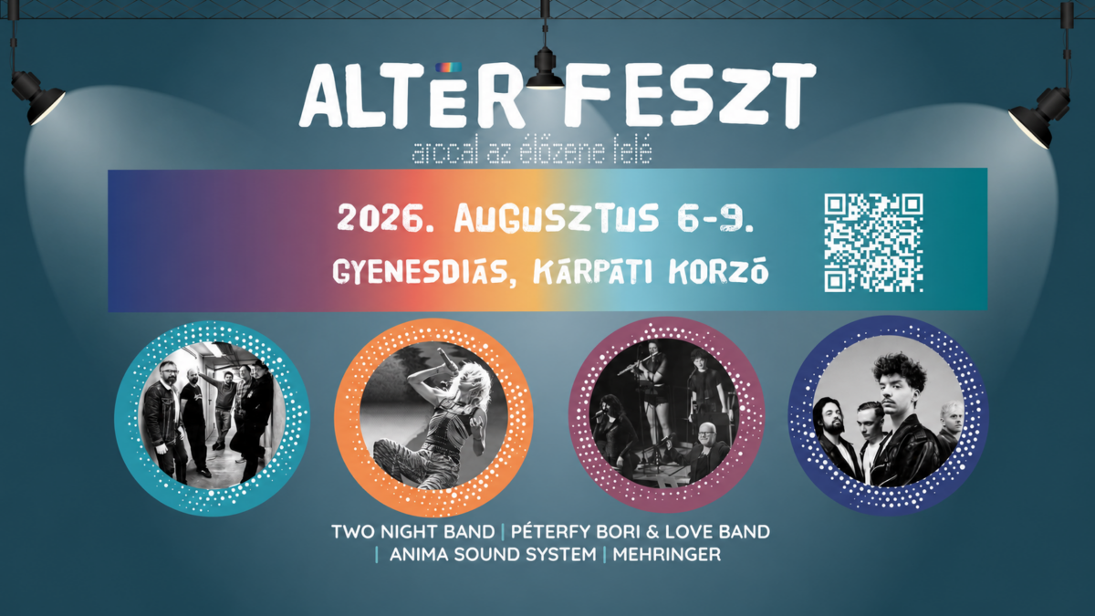 Altér Feszt 2026 | Gyenesdiás | 2026 augusztus 6-9.