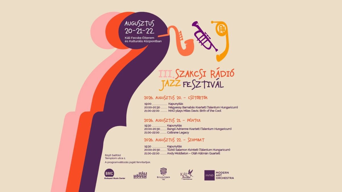 Szakcsi Rádió Jazz Fesztivál | Salföld | 2026 augusztus 20-22.