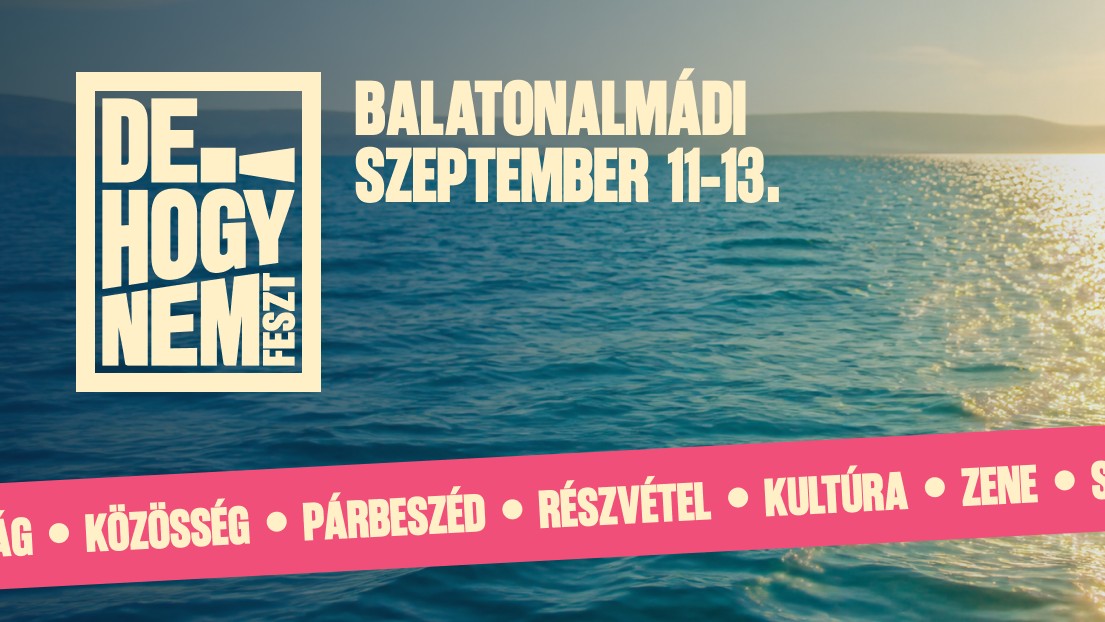 DE!HOGYNEM Feszt Balatonalmádi - 2026 szeptember 11-13.