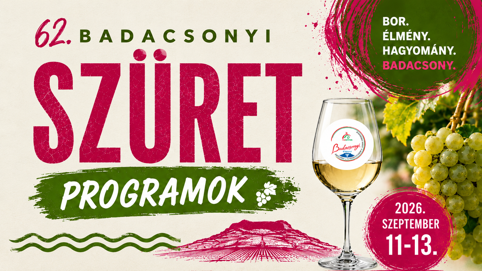 Badacsonyi Szüret 2026 programok