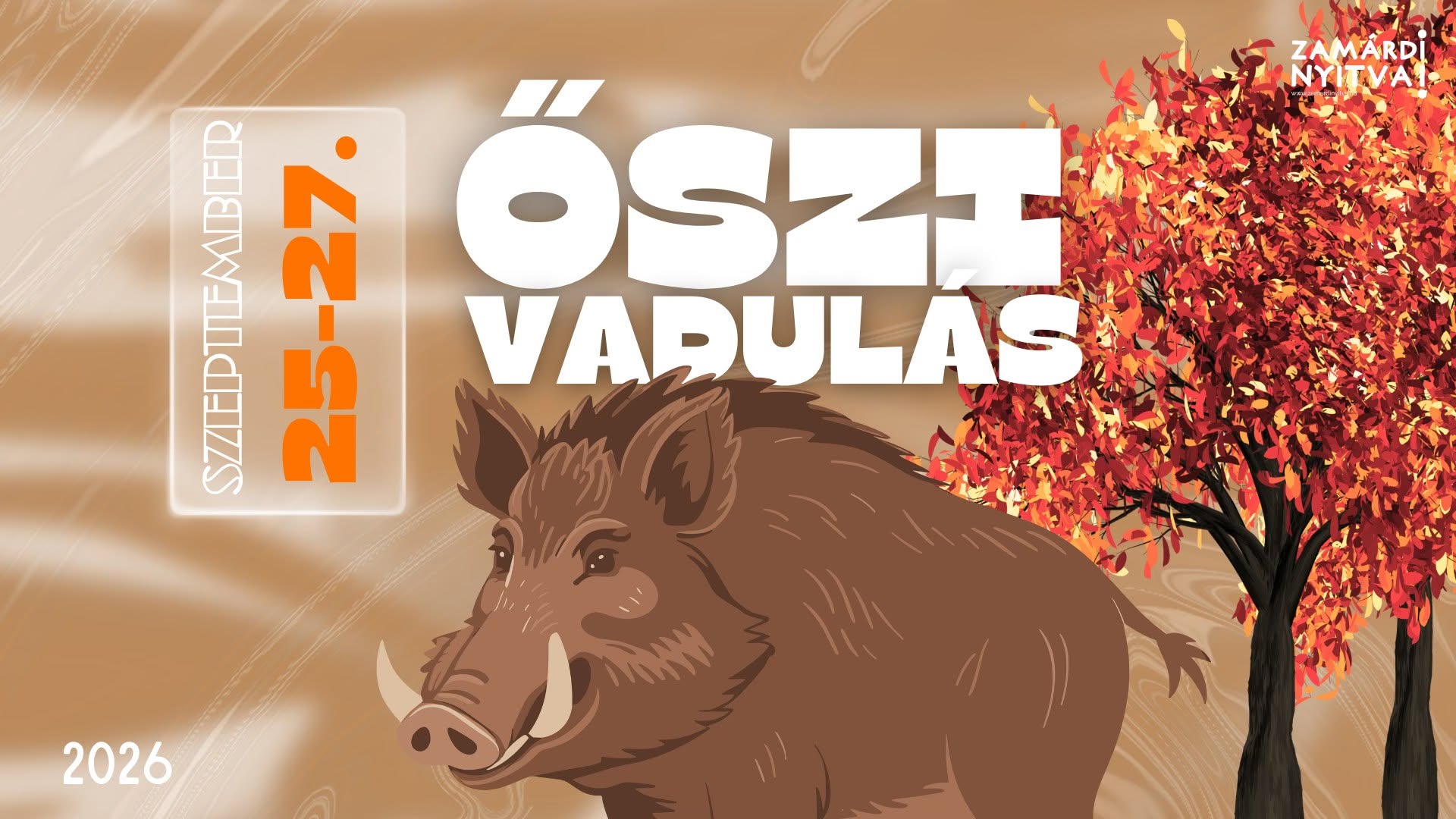 Őszi Vadulás Zamárdiban 2026 szeptember 25-27. között. Vad ízek, balatoni borok és igazi őszi hangulat