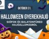 Halloween Hajó | Balatonfüred – Siófok | 2026 október 31.